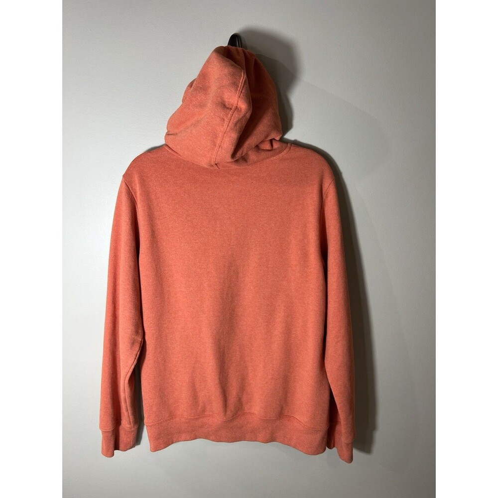 NORTH FACE Men's Medium Orange Hoodie Sweatshirt Outdoors Nature - Picture 2 of 9